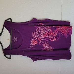 Faded Glory, 4x (26W-28W), Plus Size, Purple, PInk, Silver, Glitter